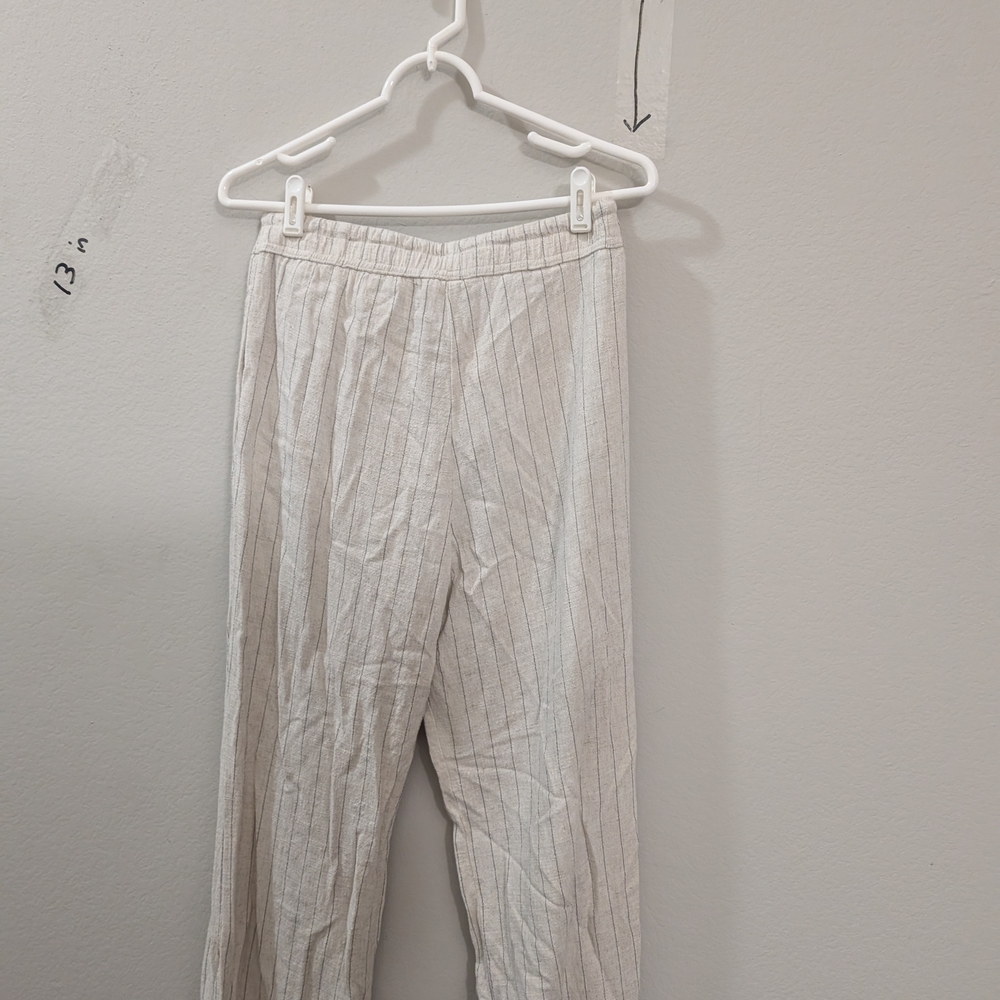 Rachel Zoe Cream Striped Trousers - Picture 6 of 6
